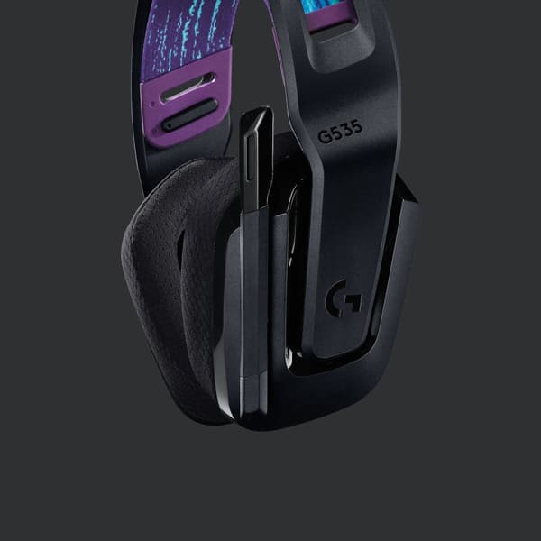 KÄYTETTY Pelikuuloke mikrofonilla Logitech G535 Musta (Kunnostetut Tuotteet A)