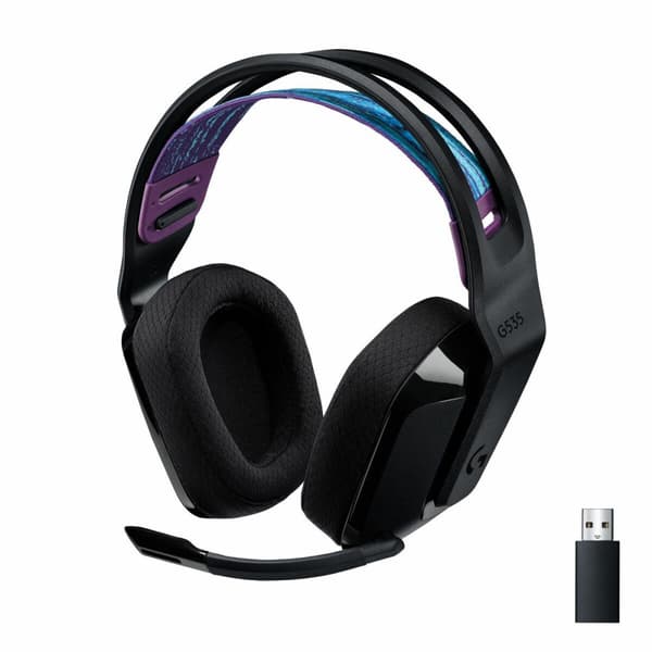 KÄYTETTY Pelikuuloke mikrofonilla Logitech G535 Musta (Kunnostetut Tuotteet A)