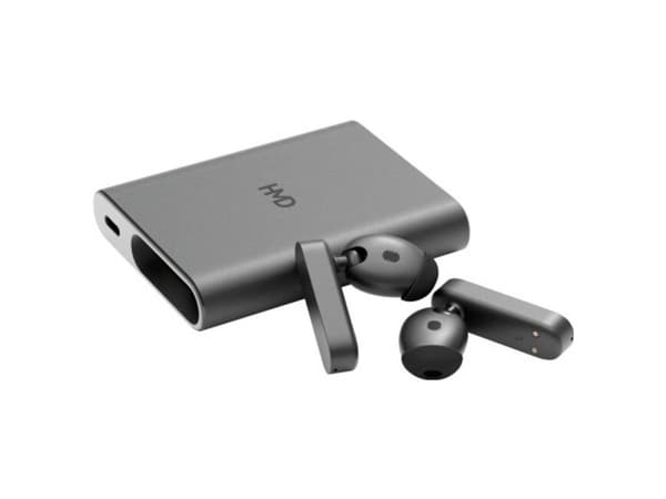 HMD Amped Buds Sport In Ear Hörlurar Bluetooth® Svart Mikrofon Brusreducerande Svettresistent
