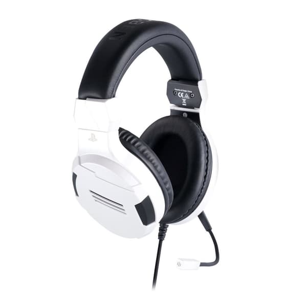 Pelikuulokkeet mikrofonilla Big Ben Interactive PS4OFHEADSETV3WHITE Valkoinen Musta/valkoinen