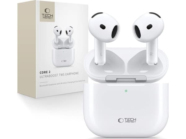 TECH-PROTECT ULTRABOOST TWS EARPHONE CORE 2 WHITE