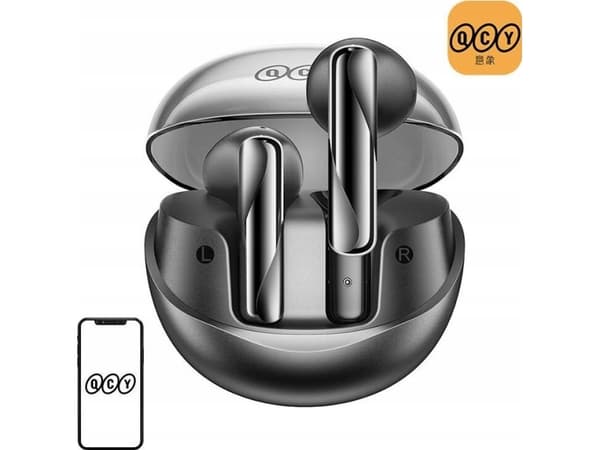 TWS QCY AilyBuds Clear T32 Headphones (black)