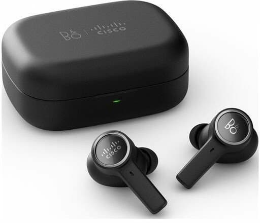 Bang & Olufsen Cisco 950 - True wireless-hörlurar med mikrofon - inuti örat - Bluetooth - aktiv brusradering - antracitsvart - Certifierad för Micros