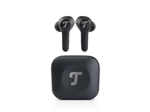Teufel AIRY TWS Pro, Trådløs, 8 - 20000 Hz, Samtaler/musikk, Hodesett, Sort