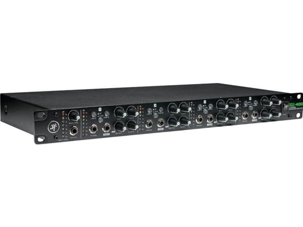 Mackie HM-400, 0,01%, -66 dB, 20000 ohmia (O), 47 ohmia (O), 18 dB, 20 - 20000 Hz