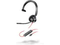 Pikkukuva 3 / 5: POLY Blackwire 3310 USB-C Headset, Wired, Office/Call center, 102 g, Headset, Black