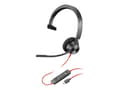 Pikkukuva 1 / 5: POLY Blackwire 3310 USB-C Headset, Wired, Office/Call center, 102 g, Headset, Black