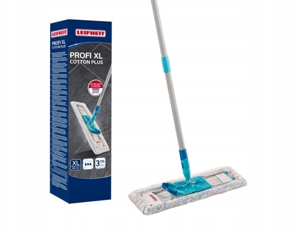 LEIFHEIT Floor brush with folding cat box Profi XL cotton plus 42cm 4006501554567