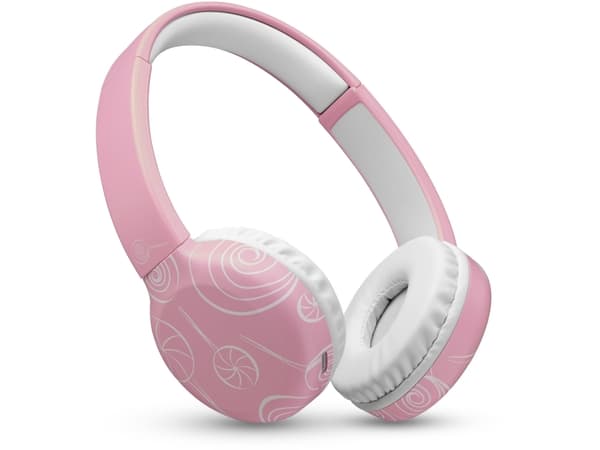 Music Sound 8018080486685 Hörlurar Trådlöst pannband Samtal/Musik Bluetooth Rosa