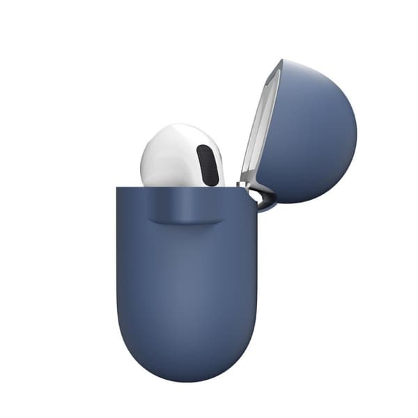 KeyBudz Elevate Series Skydd med nyckelring till Airpods 4th Gen - Blå