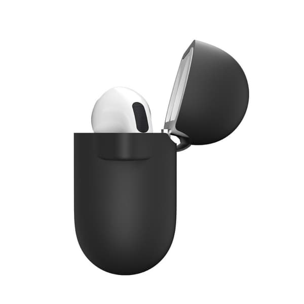 KeyBudz Elevate Series Skydd med nyckelring till Airpods 4th Gen - Svart