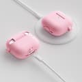 Miniatyrbilde 4 av 4: KeyBudz Elevate Series-deksel med nøkkelring for Airpods 4. generasjon - Rosa