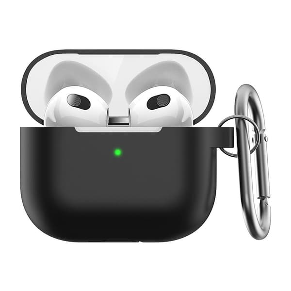 KeyBudz Elevate-sarjan suojus ja avaimenperä Airpods 3:lle - Svart