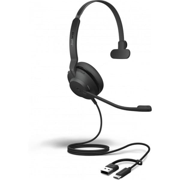 Jabra Evolve2 30 SE, USB C/A, MS Mono headset