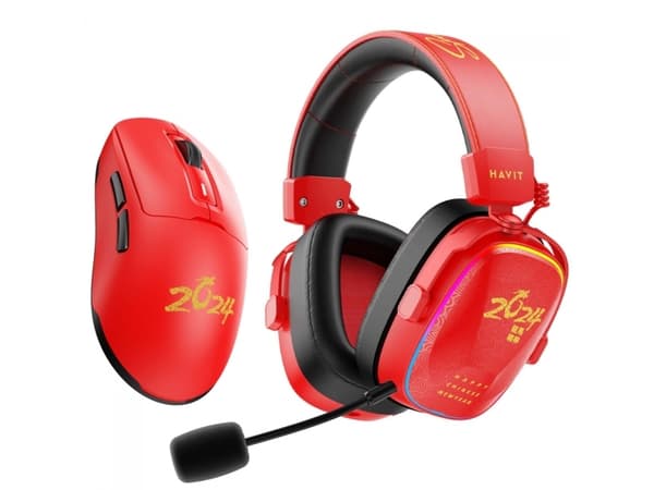 Havit H2039BG (Limited Edition) Happy Chinese New Year - Gaming headphones, black and red
