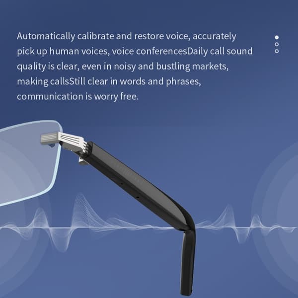 Trådløs Musik Bluetooth 5.3 Smart Glasses Mikrofon Højttaler Cykling Løb