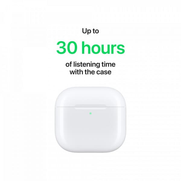 Apple AirPods 4 - trådlösa hörlurar med aktiv brusreducering (MXP93)