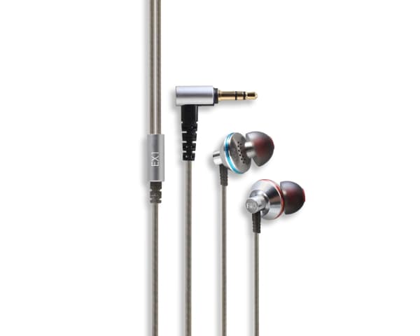 FiiO EX1, Hörlurar, I öra, Calls/Music, Silver, 1,2 m, Kabel
