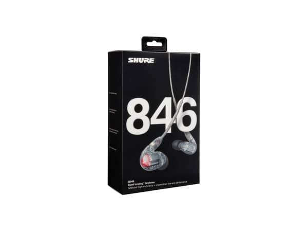 Shure Se846 Professional, Wired, Music, Headphones, Transparent