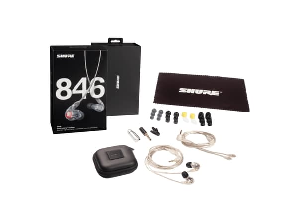 Shure Se846 Professional, Wired, Music, Headphones, Transparent