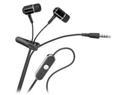 Goobay Headset for iPhone, Kabel, Samtal/musik, Headset, Svart