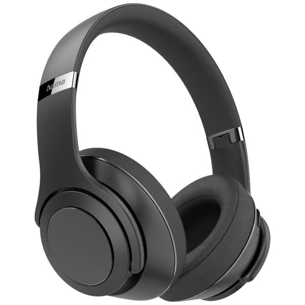 Hama Passion Turn HiFi Over Ear-hörlurar Bluetooth Stereo Svart Hopfällbara, Headset, Volymkontroll, Vändbara kåpor