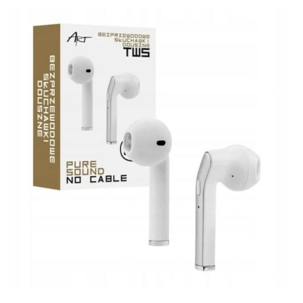 Ear Bluetooth hörlurar AP-TW-B2 Silvrig