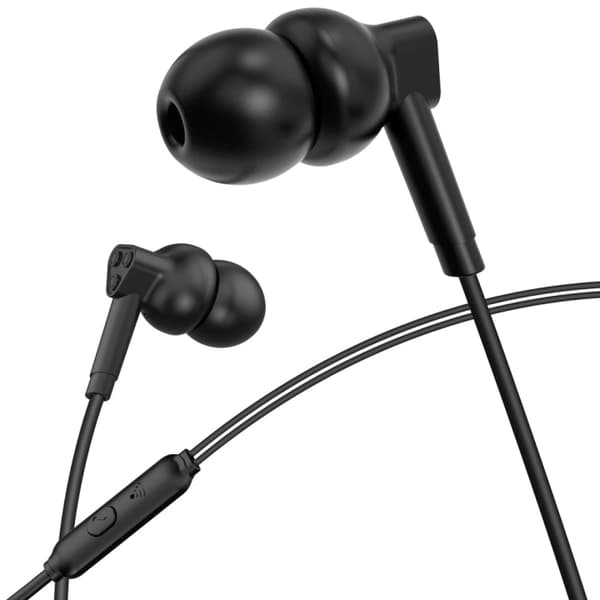 Xo øretelefoner med ledning EP33 jack 3,5 mm svart