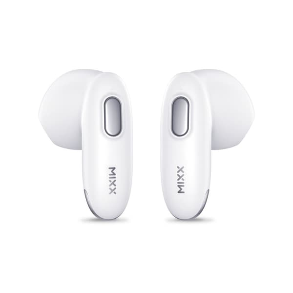 MIXX Hodetelefon Hybrid Charge 2 In-Ear Tws Qi Trådløs Hvit