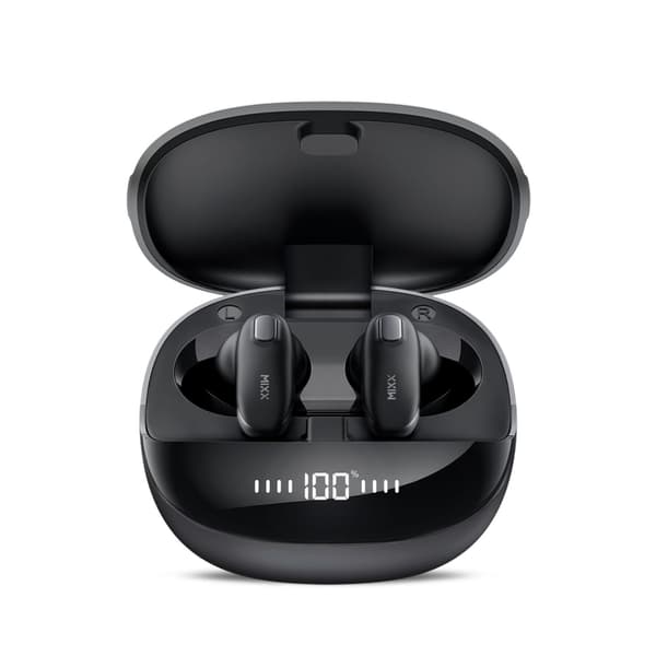 MIXX Hodetelefon Mini Charge 2 In-Ear Tws Qi Trådløs Svart