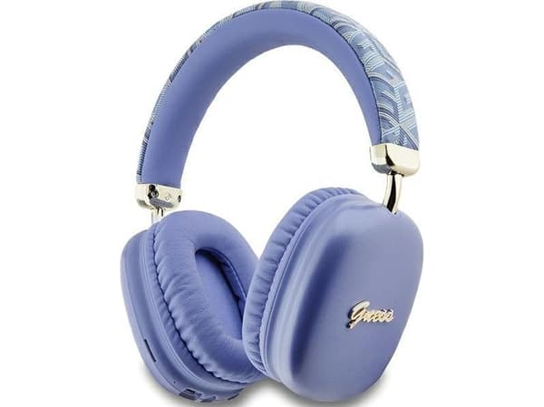 Guess Metallic Script Logo kuulokkeet violetti (GUBHK1GCTCSU)
