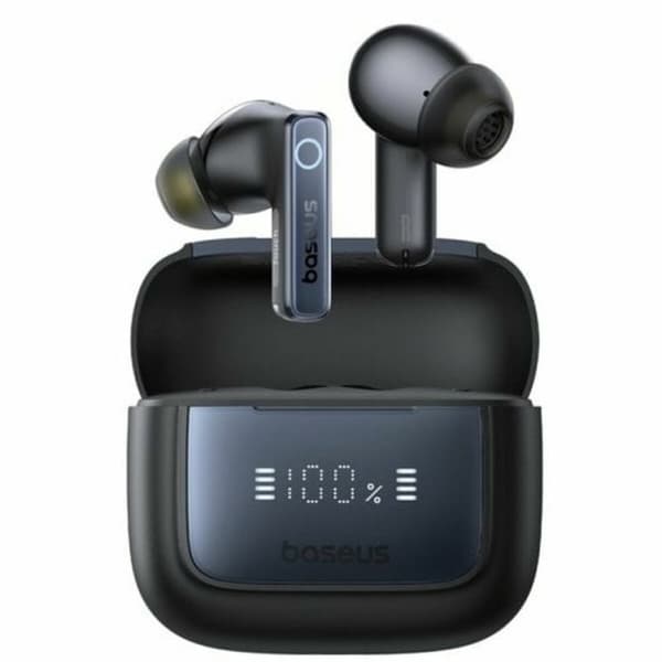 Hovedtelefoner med mikrofon Baseus A00073800123-00 Sort