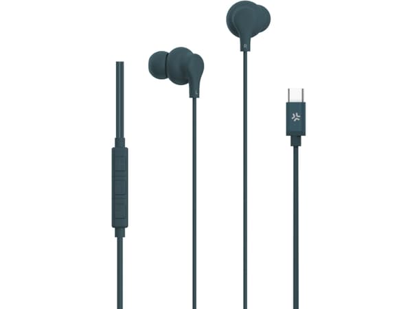 Hörlurar In-Ear Kabel USB-C UP1600 Blågrön
