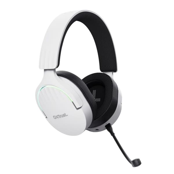 Gaming headset med mikrofon Trust 25304 Hvid Sort Multifarvet