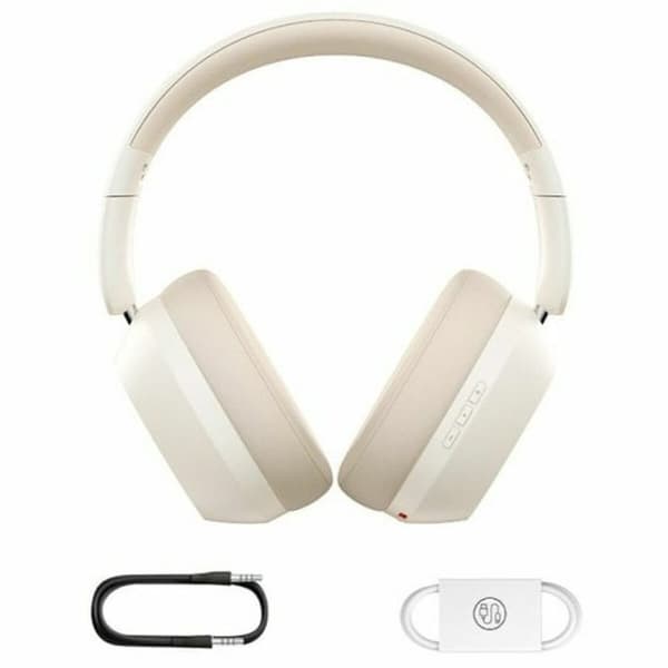Hovedtelefoner med mikrofon Baseus A00070800221-00 Beige