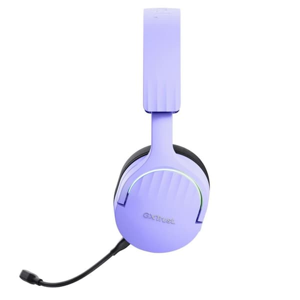 Gaming headset med mikrofon Trust 25305 Sort Multifarvet Lilla