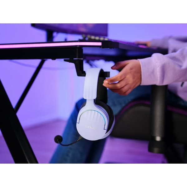 Gaming headset med mikrofon Trust 25305 Sort Multifarvet Lilla