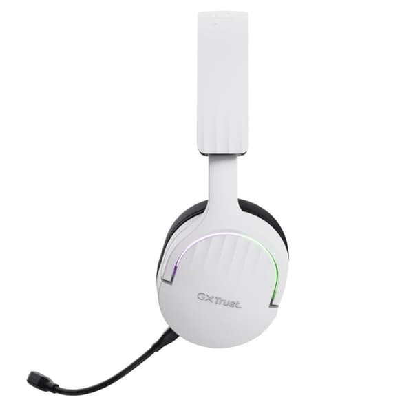 Gaming headset med mikrofon Trust 25304 Hvid Sort Multifarvet