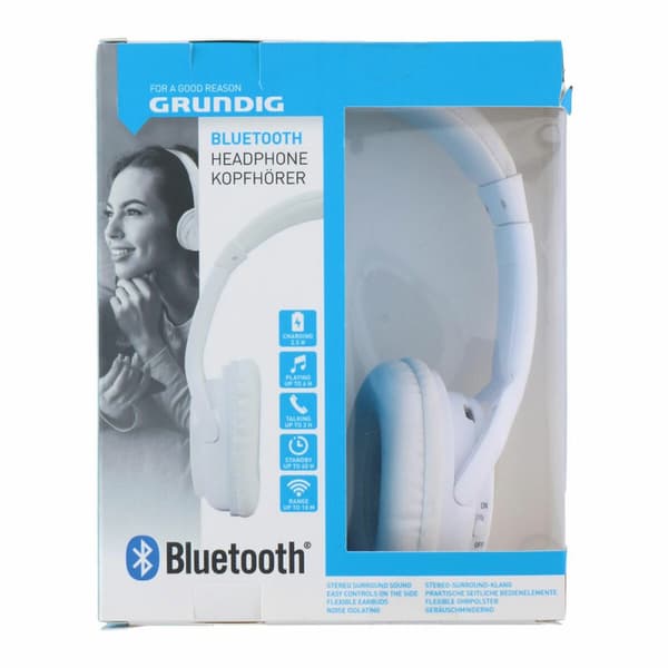 Sammenleggbare hodetelefoner med Bluetooth Grundig