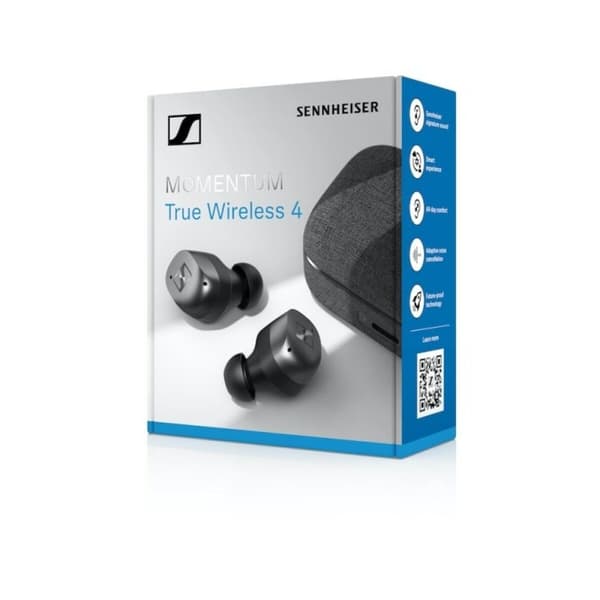 Langattomat kuulokkeet latauskotelolla Sennheiser Momentum True Wireless 4 Musta Grafiitinharmaa