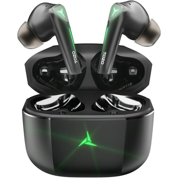 Trådløse høretelefoner med etui til opladning TOZO Gaming Pods Sort