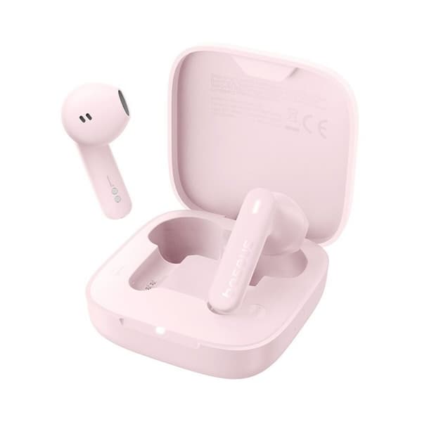 Trådløse høretelefoner med etui til opladning Baseus Bowie E16 Pink