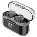 Miniatyrbillede 2 af 6: Trådløse høretelefoner med etui til opladning TOZO T18 CRYSTAL BUDS Sort
