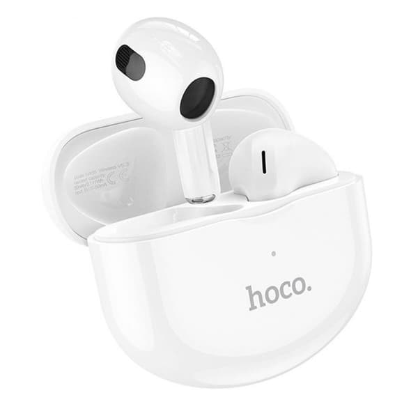 Trådløse høretelefoner med etui til opladning Hoco EW35 Hvid