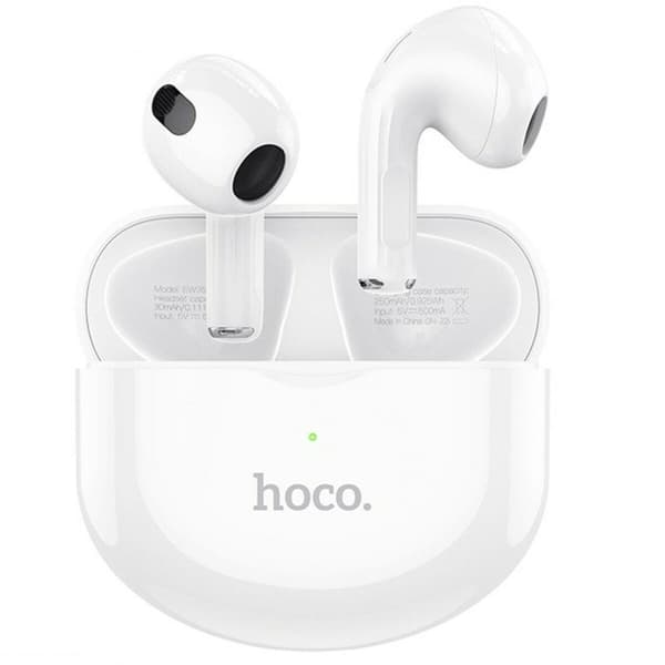 Trådløse høretelefoner med etui til opladning Hoco EW35 Hvid
