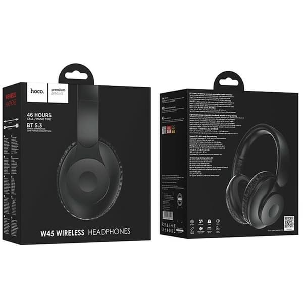 Bluetooth-hovedtelefoner Hoco W45 Enjoy Sort