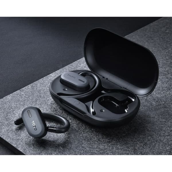 Bluetooth Sporthörlurar TOZO Open Buds Svart