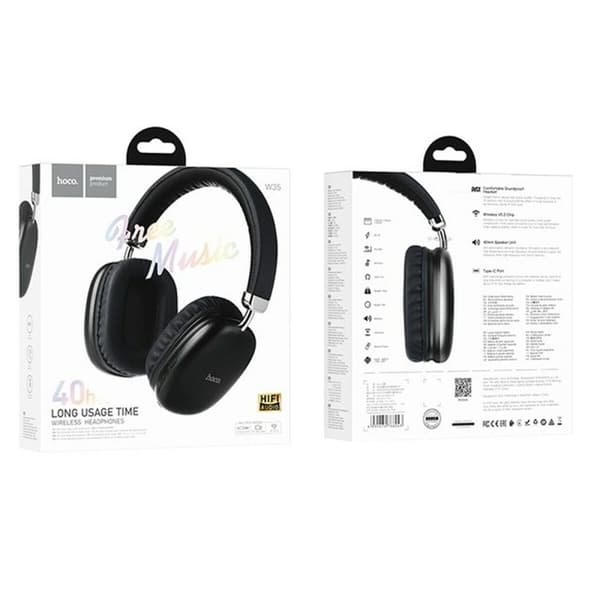 Bluetooth-kuulokkeet Hoco W35 Musta