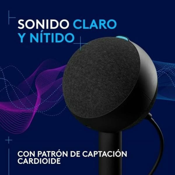 Mikrofoni Logitech 988-000551 Musta