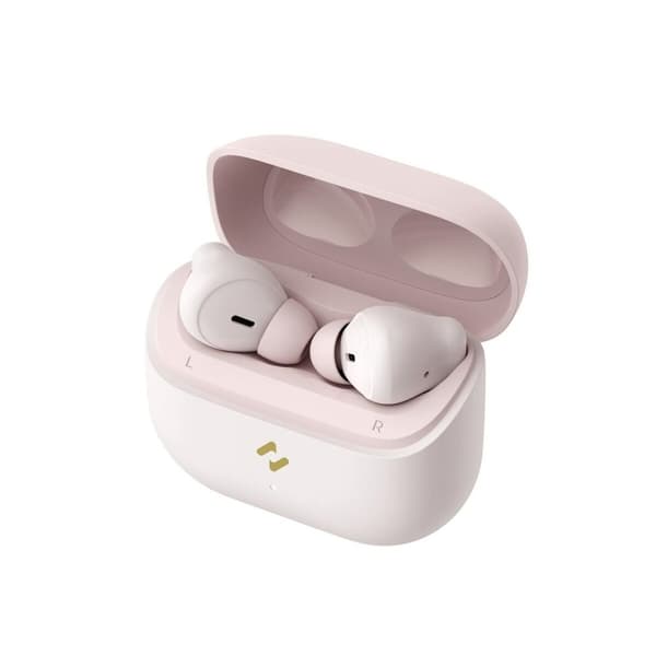 Trådløse høretelefoner med etui til opladning Havit TW982 Pink